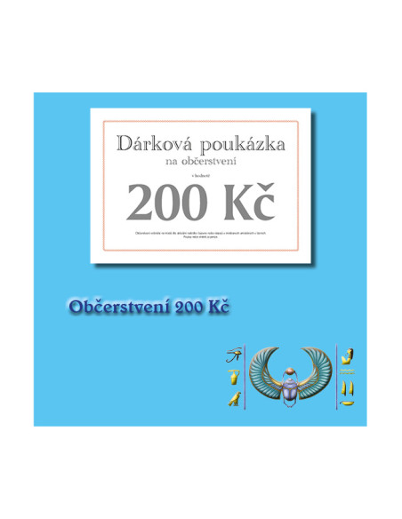 e-Občerstvení 200 Kč